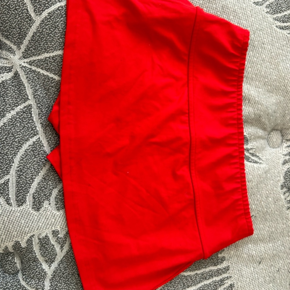 SHEIN Red High Waist Skort